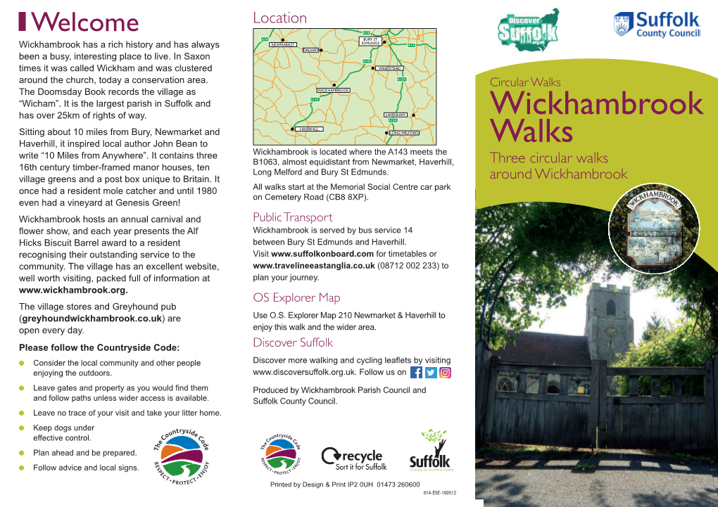 Discover Suffolk Wickhambrook Walks