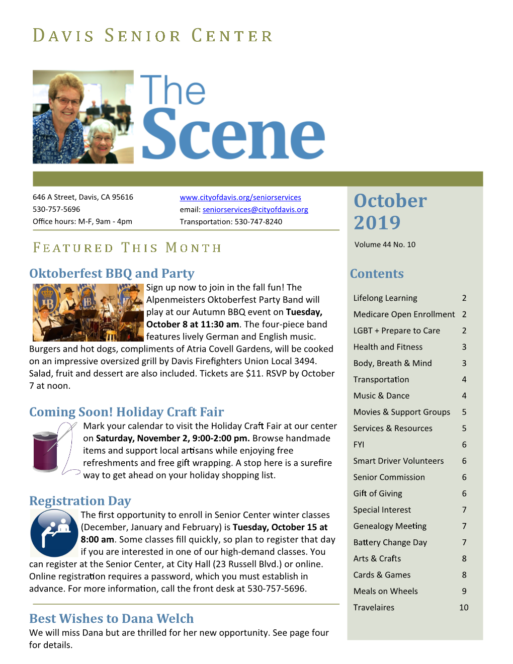 Newsletter October 2019