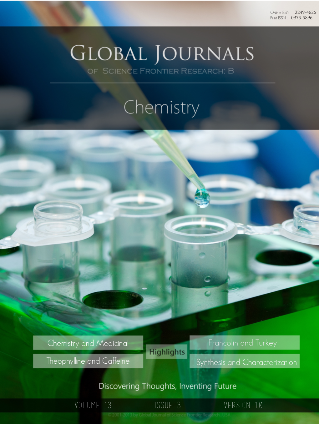 Global Journal of Science Frontier Research: B Chemistry