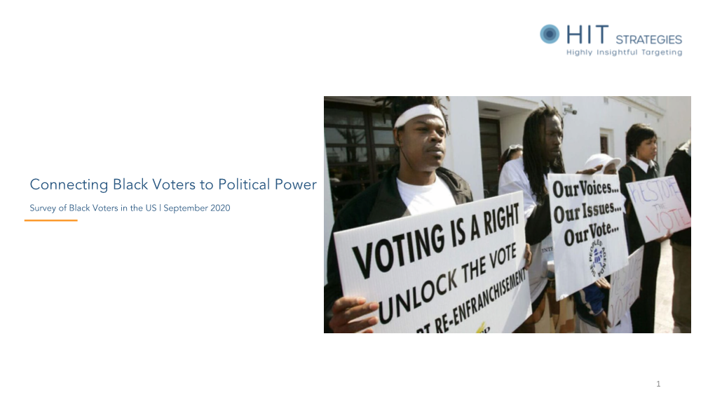 Connecting Black Voters to Political Power