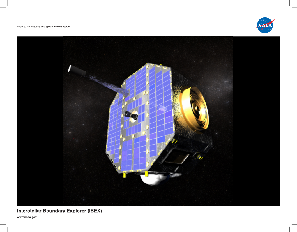 Interstellar Boundary Explorer (IBEX)