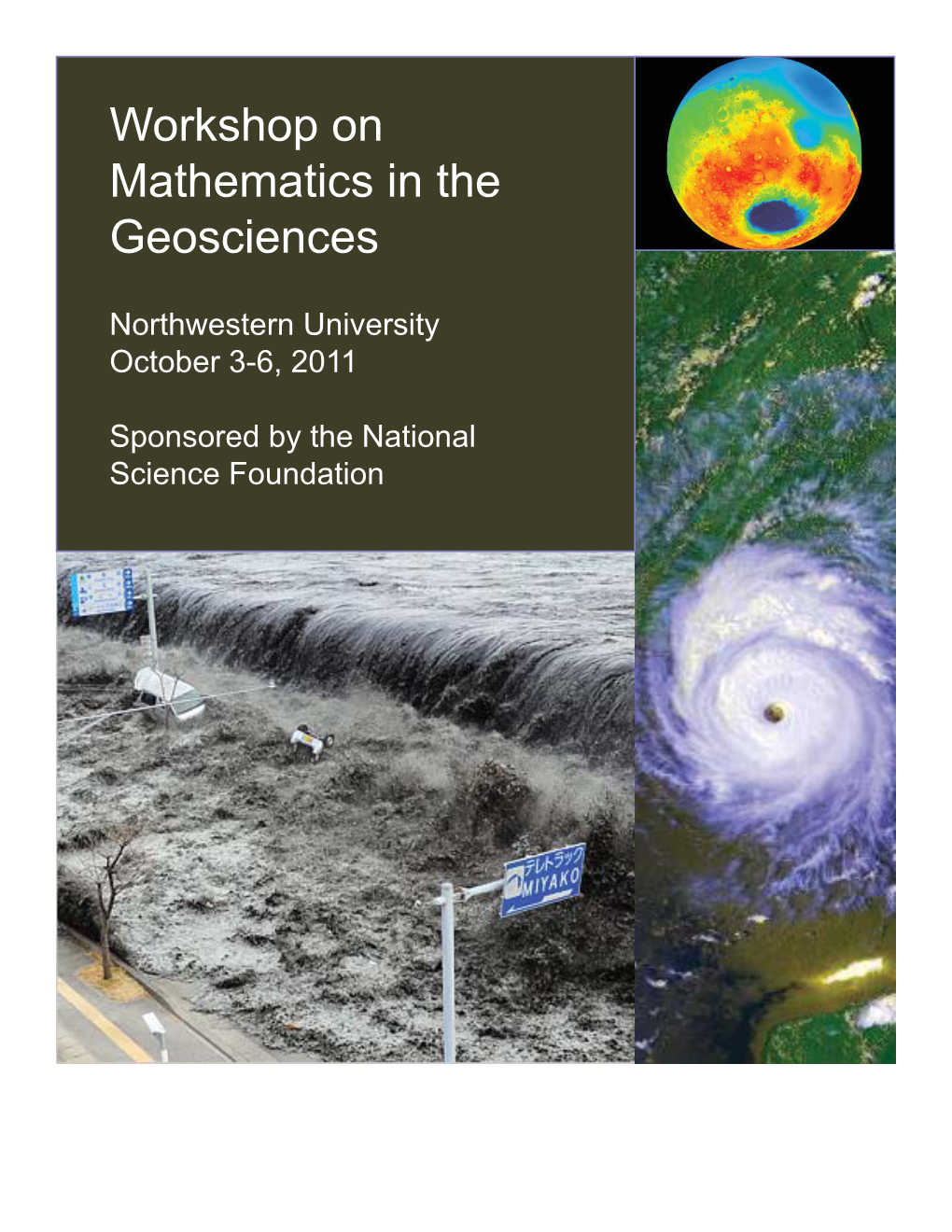 Workshop on Mathematics in the Geosciences