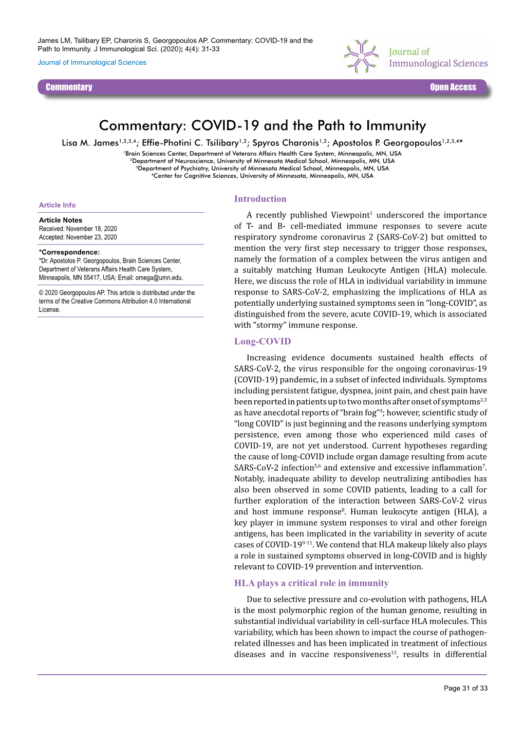 Commentary: COVID-19 and the Path to Immunity