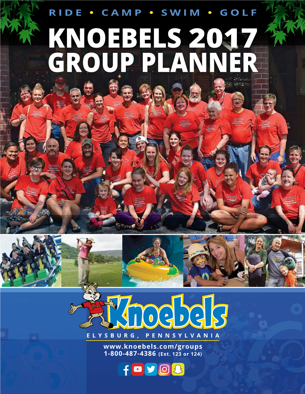 Knoebels 2017 Group Planner