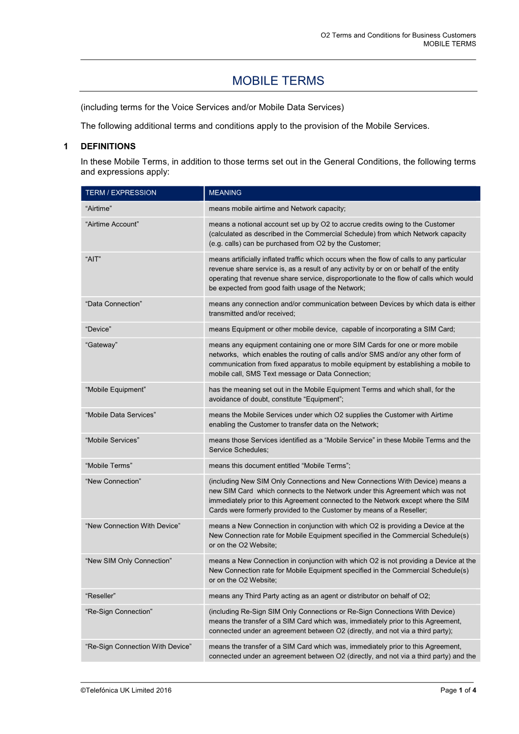 O2 Agreement Template