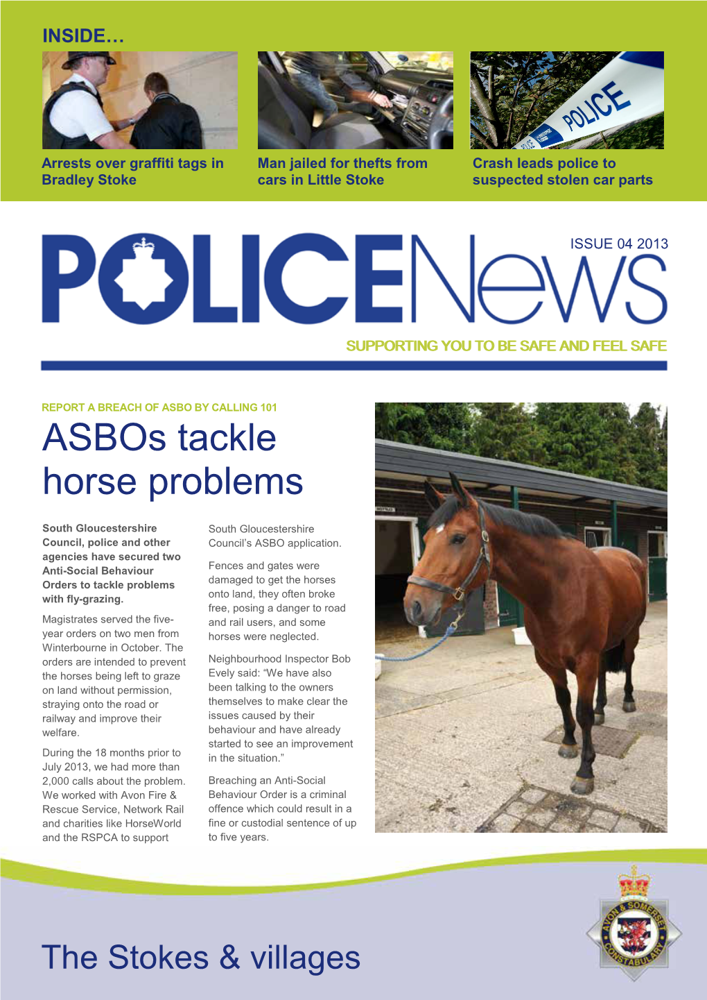 Asbos Tackle Horse Problems