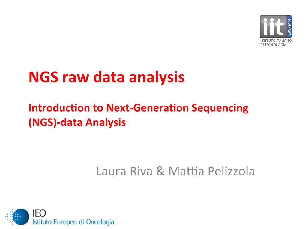 NGS Raw Data Analysis