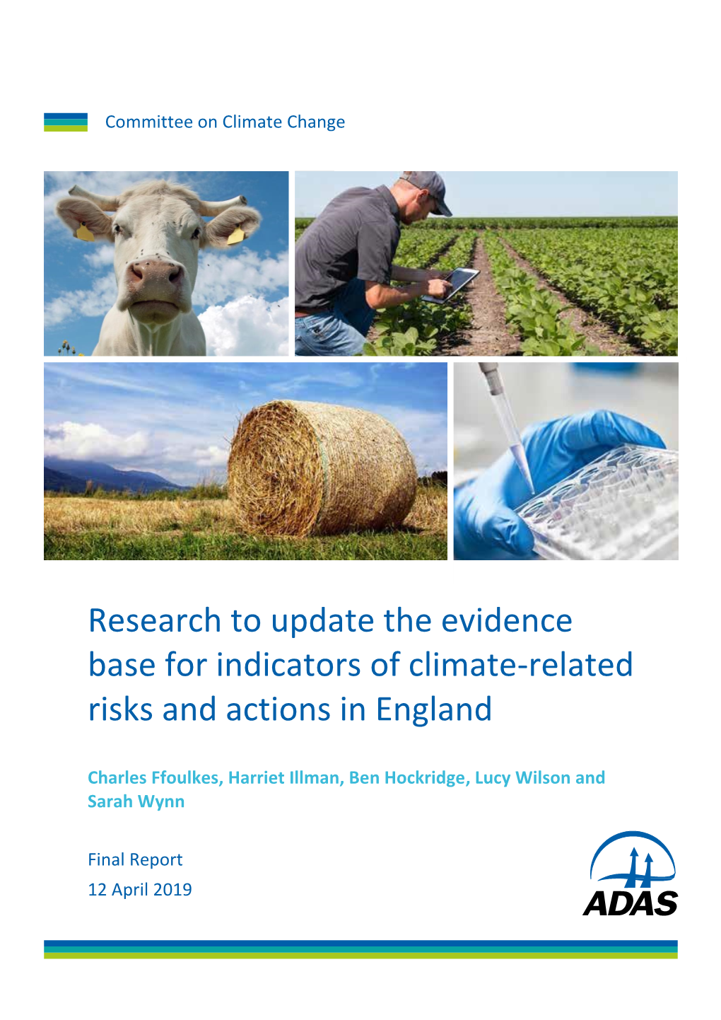 Research to Update the Evidence Base for Indicators of Climate-Related Risks and Actions in England