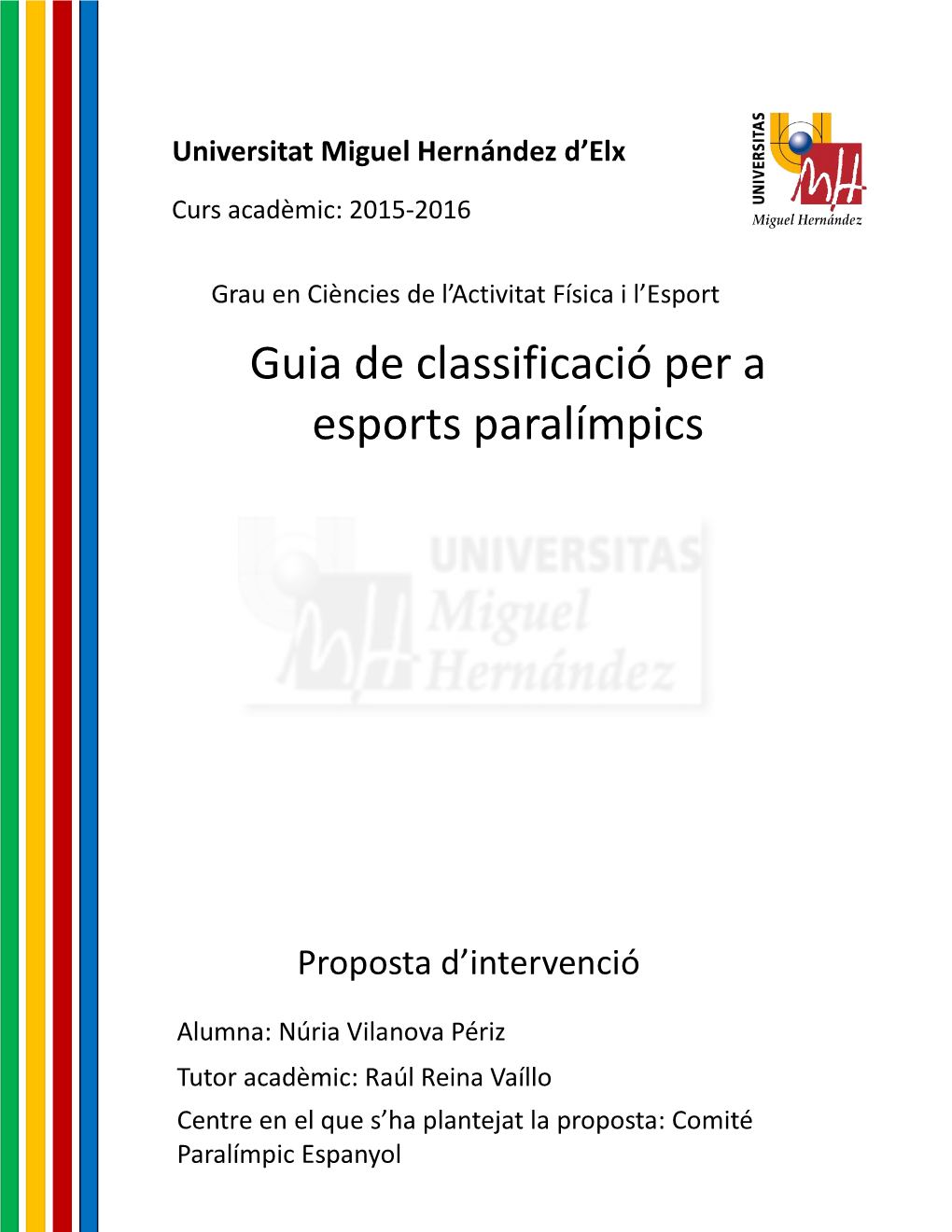 Guía De Clasificación Para Deportes Paralímpicos