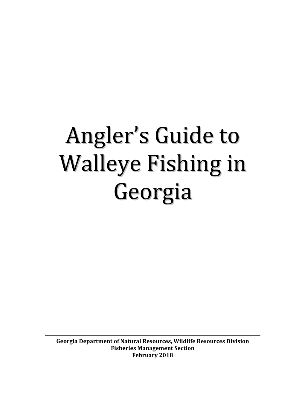 Walleye Fishing Guide