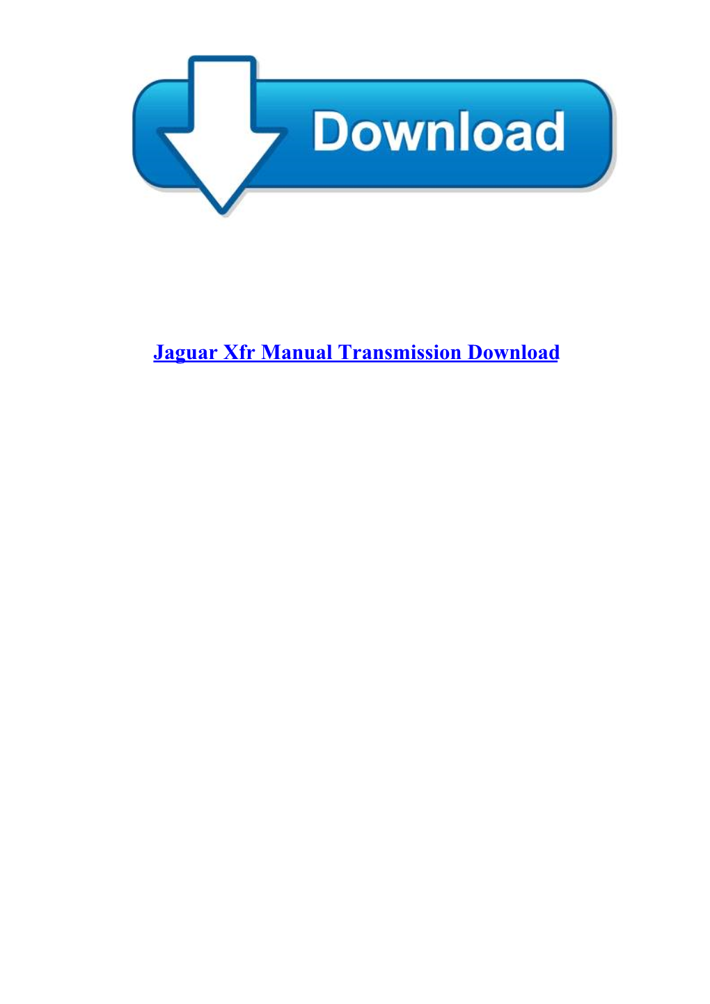Jaguar Xfr Manual Transmission Download Jaguar Xfr Manual Transmission