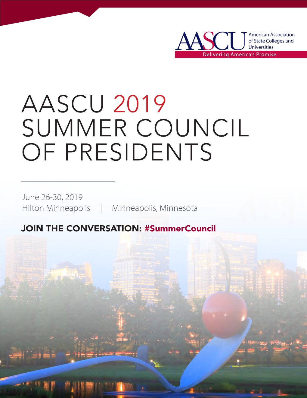 Aascu 2019 Summer Council of Presidents