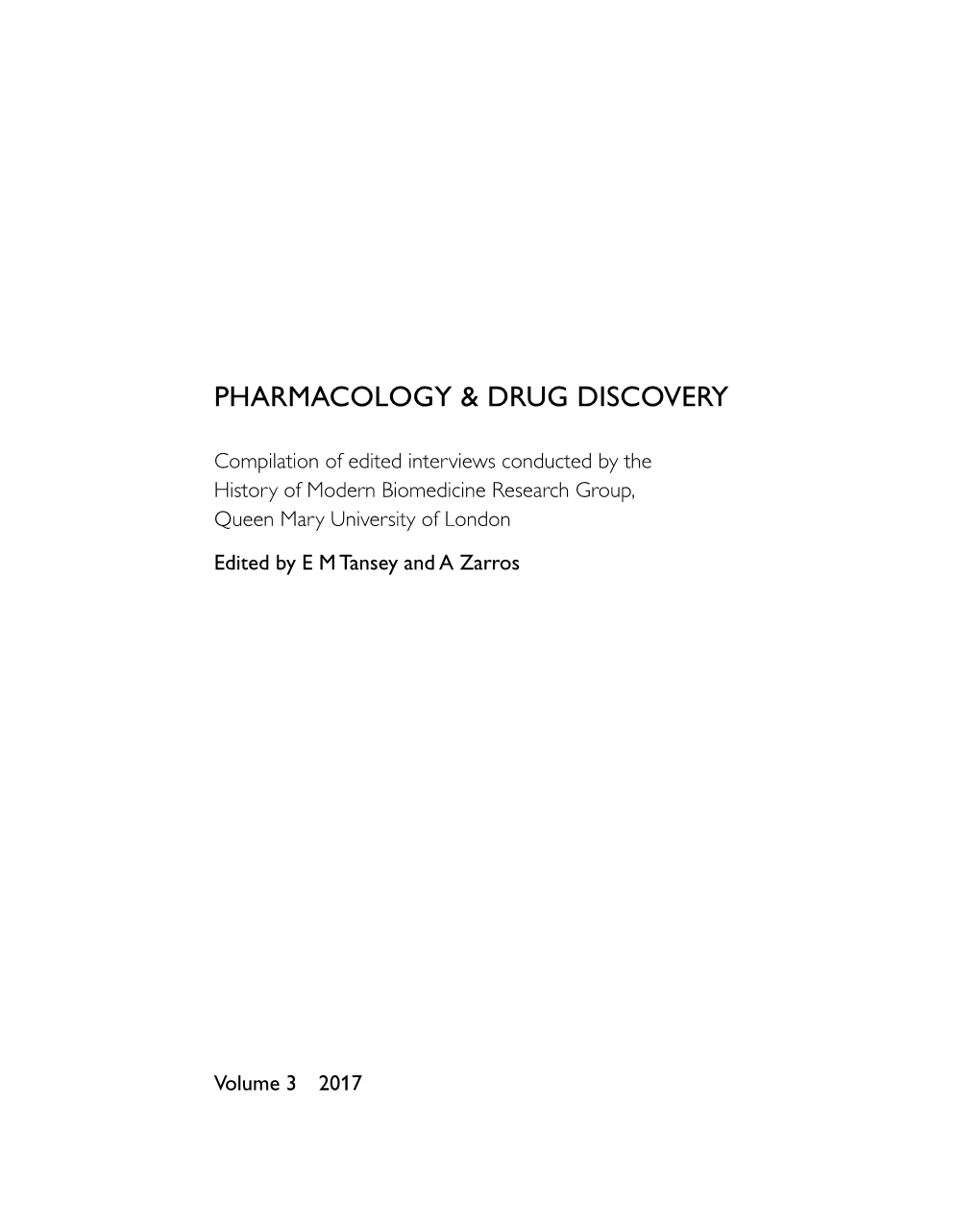 Pharmacology & Drug Discovery