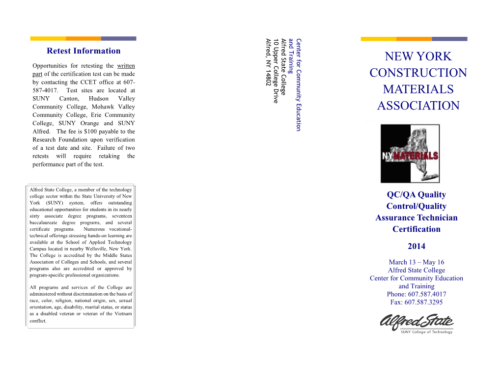 New York Construction Materials Association