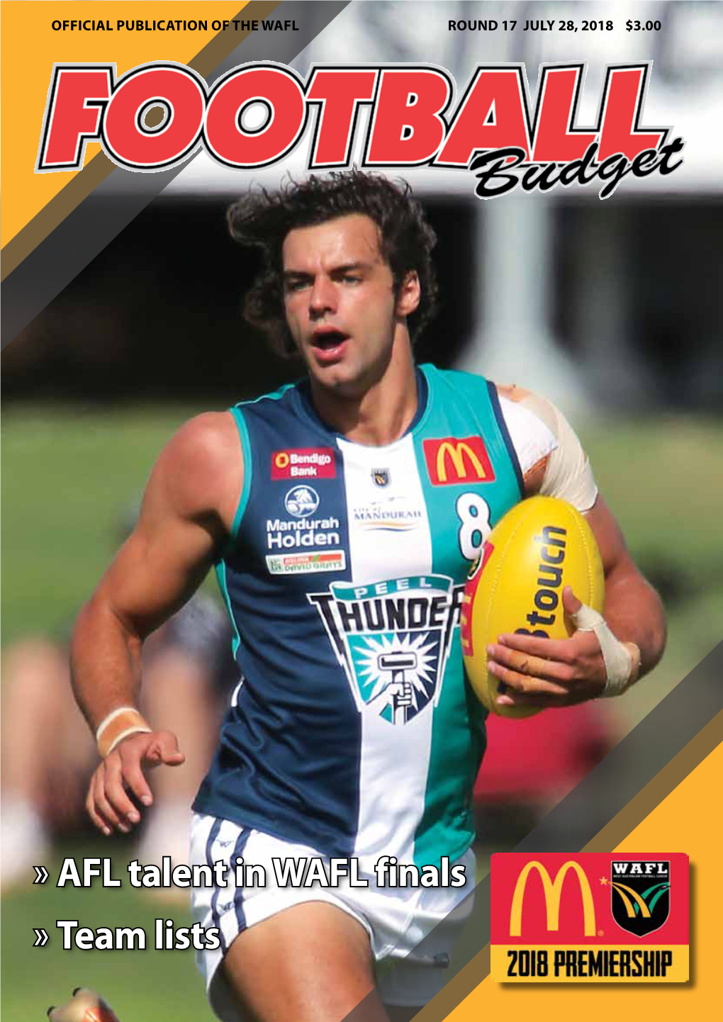 AFL Talent in WAFL Finals » Team Lists