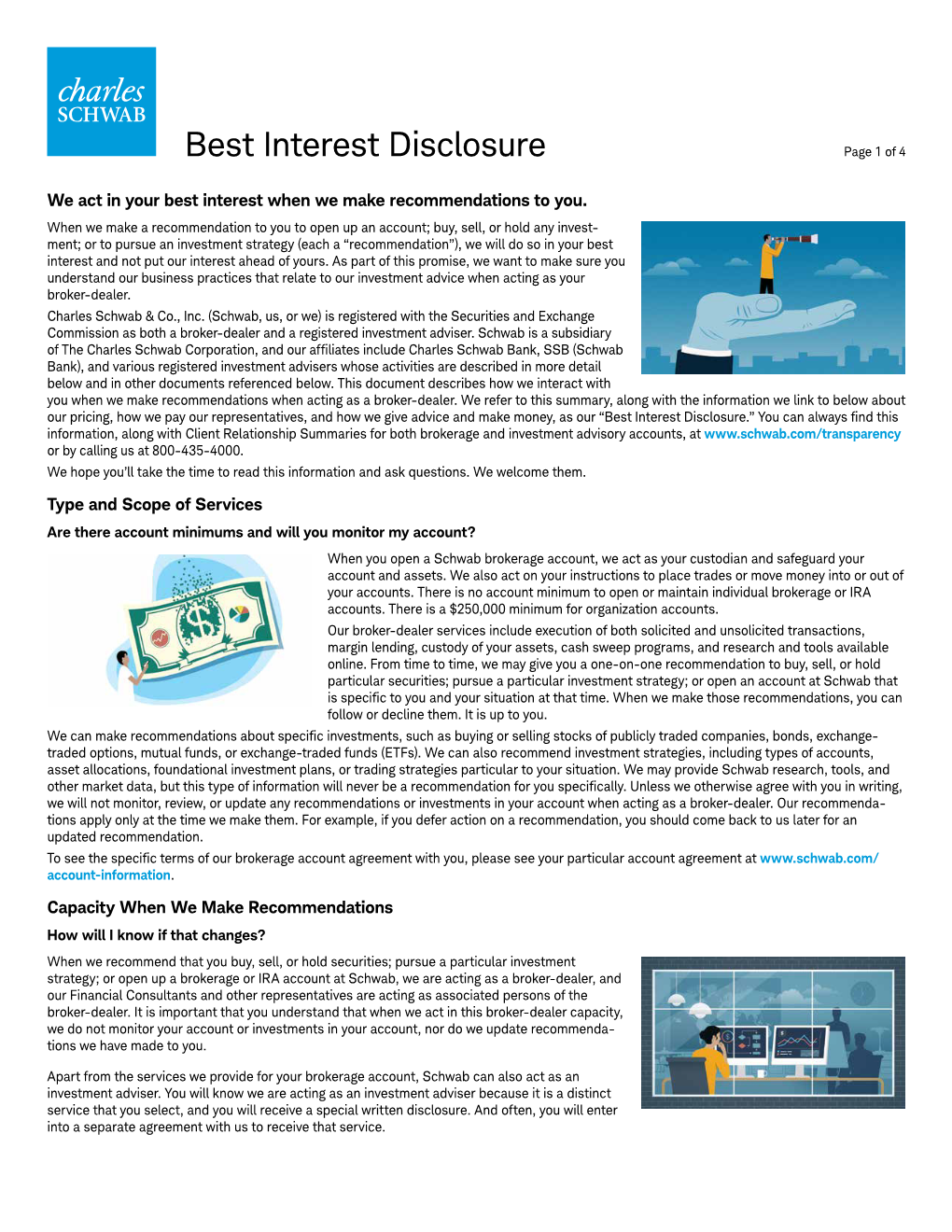 Best Interest Disclosure Page 1 of 4