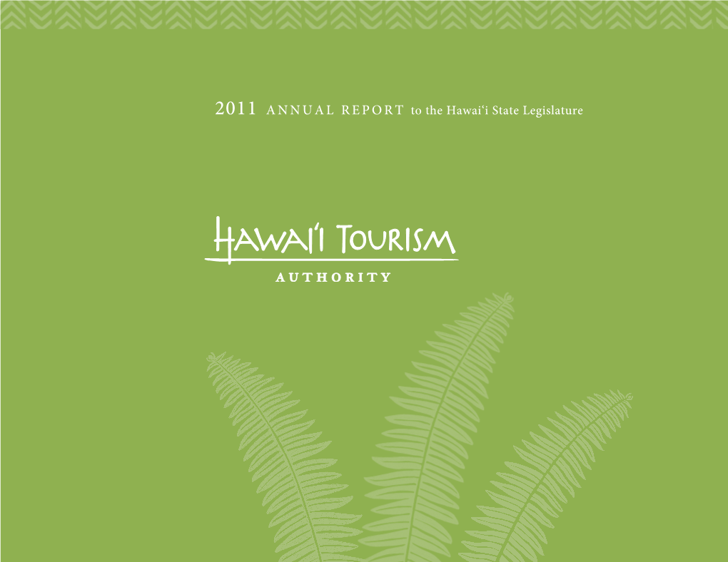 2011 Annual Report to the Hawai'i State Legislature