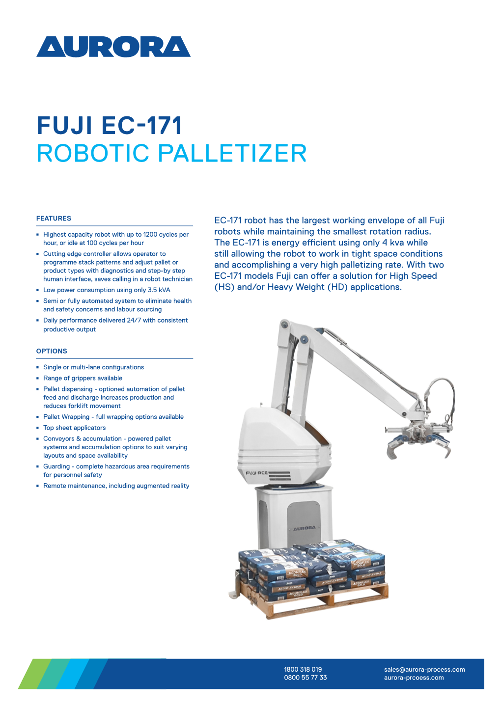 Fuji Ec-171 Robotic Palletizer