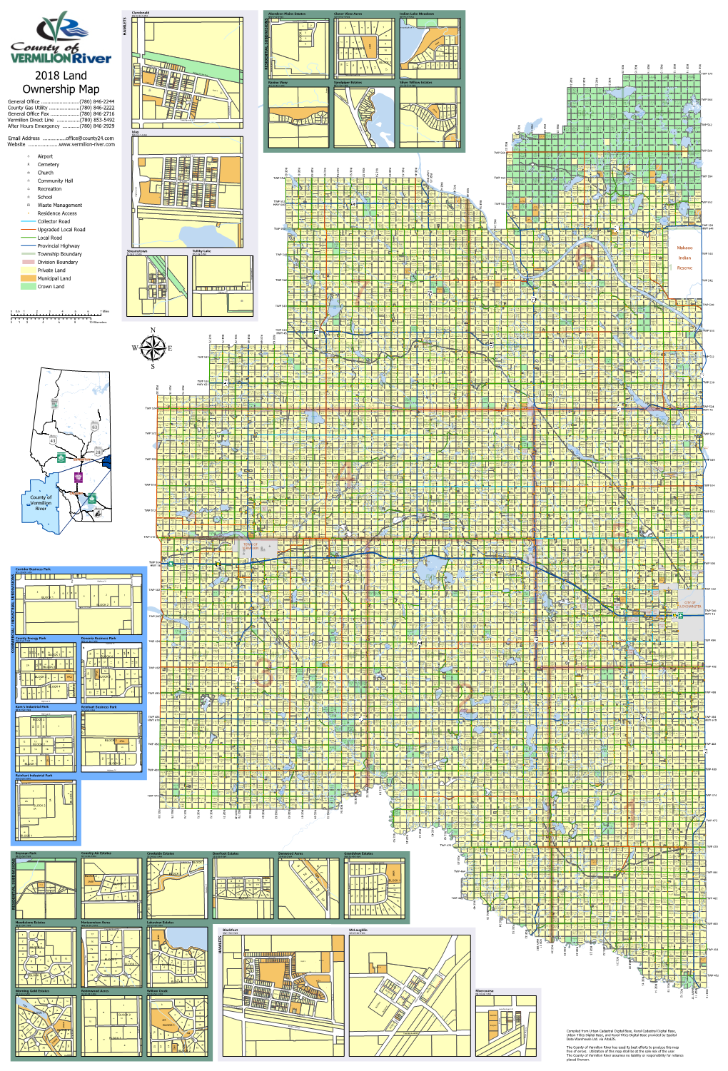 County of Vermilion River Has Used Its Best Efforts to Produce This Map 20ER BLOCK 2 4802 Free of Errors