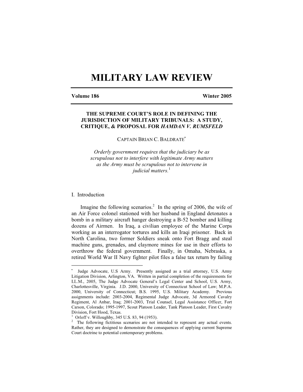 Military Law Review