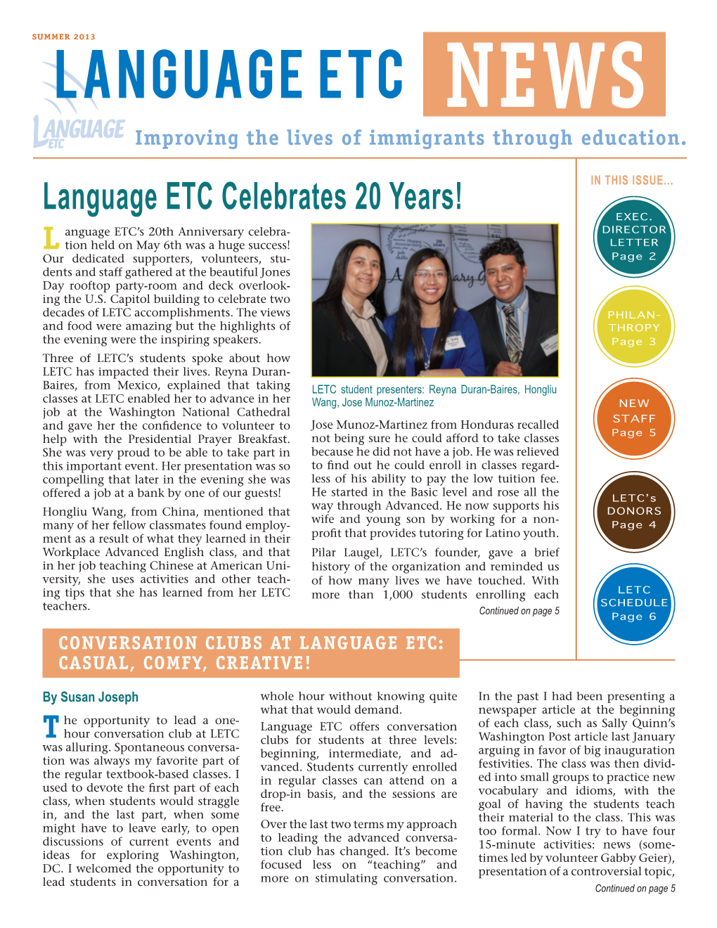 Language ETC Celebrates 20 Years!