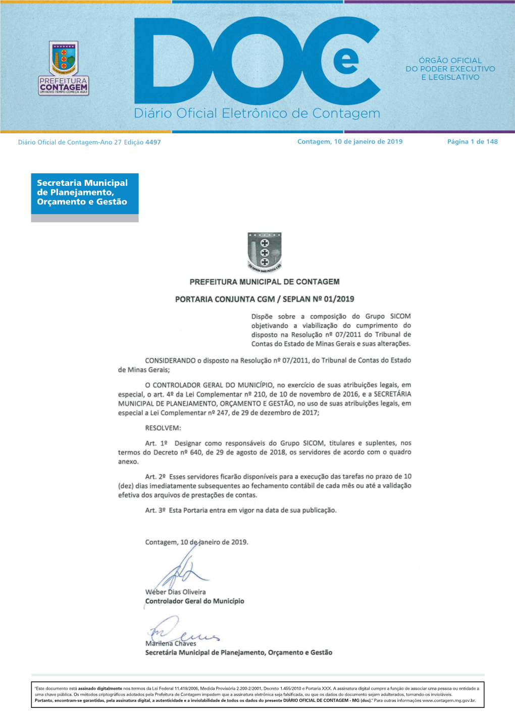 Secretaria Municipal De Planejamento, Orçamento E Gestão