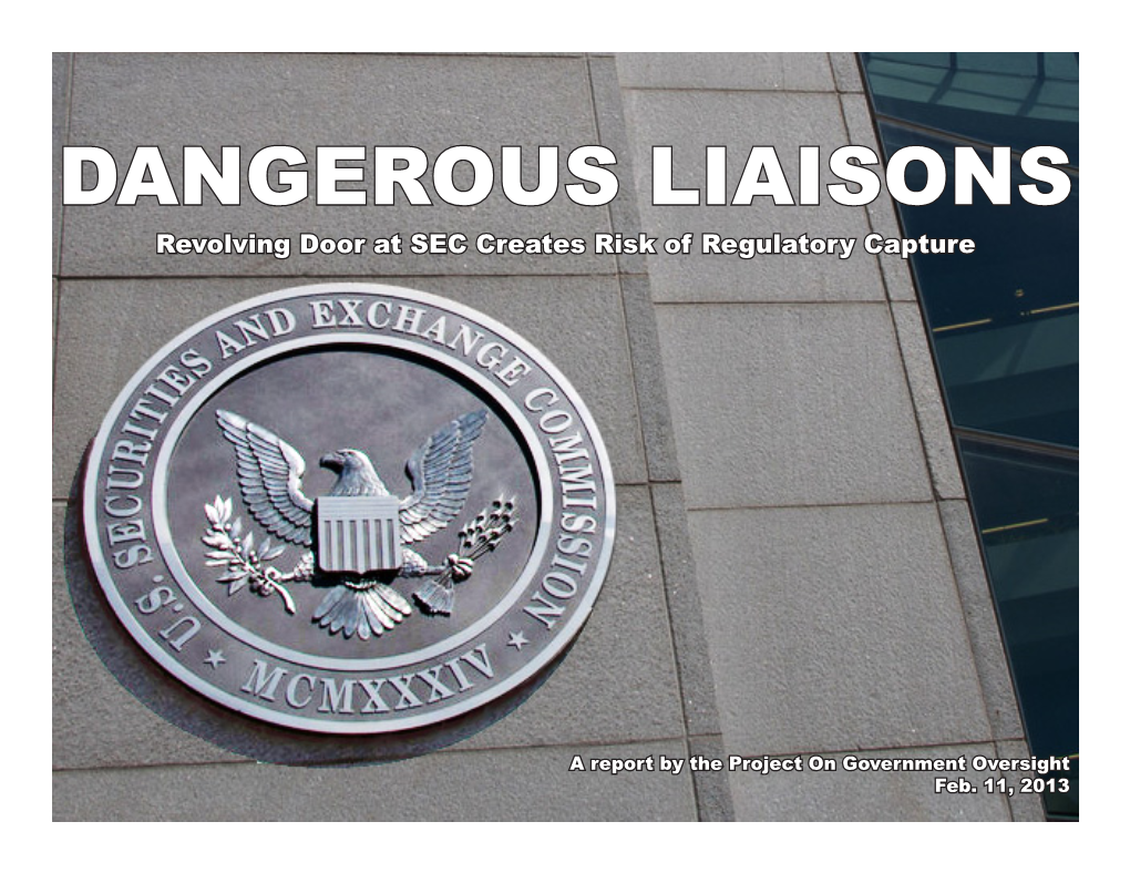 Dangerous Liaisons: Revolving Door At