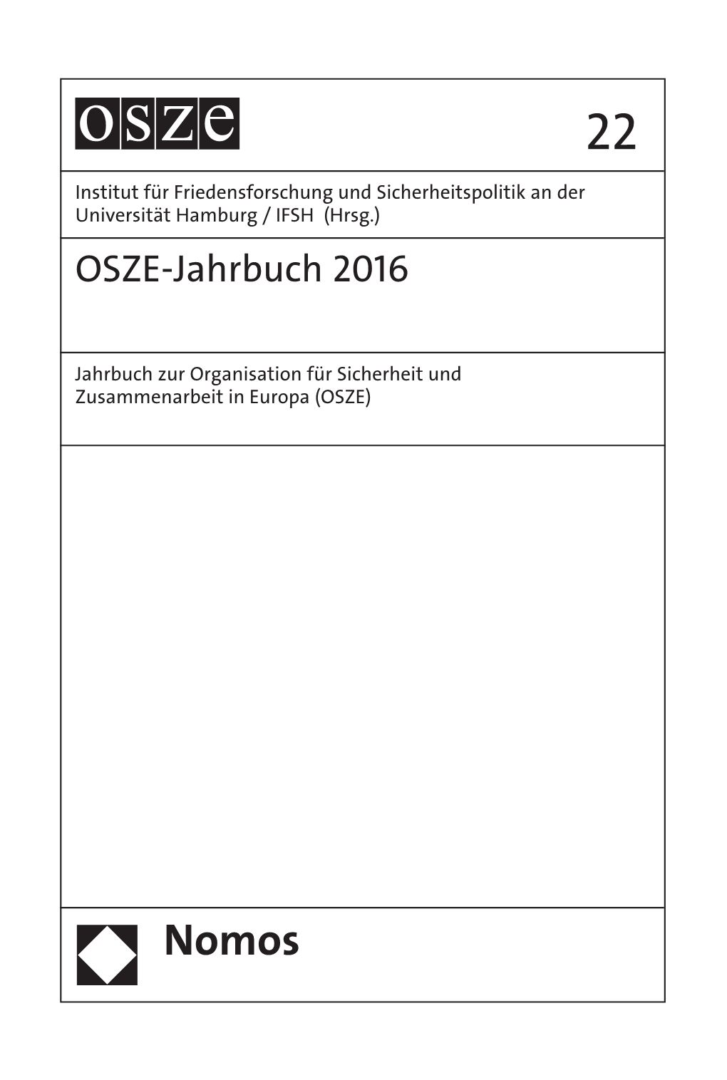 OSZE-Jahrbuch 2016