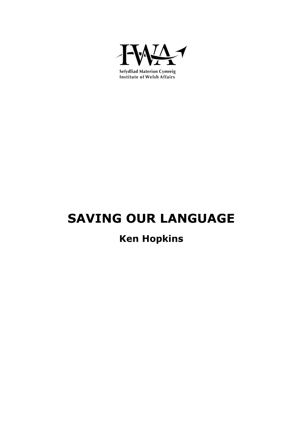 Saving Our Language