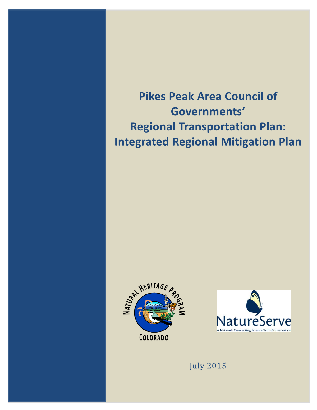 Integrated Regional Mitigation Plan