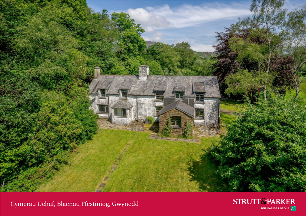 Cymerau Uchaf, Blaenau Ffestiniog, Gwynedd Cymerau Uchaf Room, Each Leading to Three Well-Proportioned Blaenau Ffestiniog Bedrooms and the Former with a Separate W.C