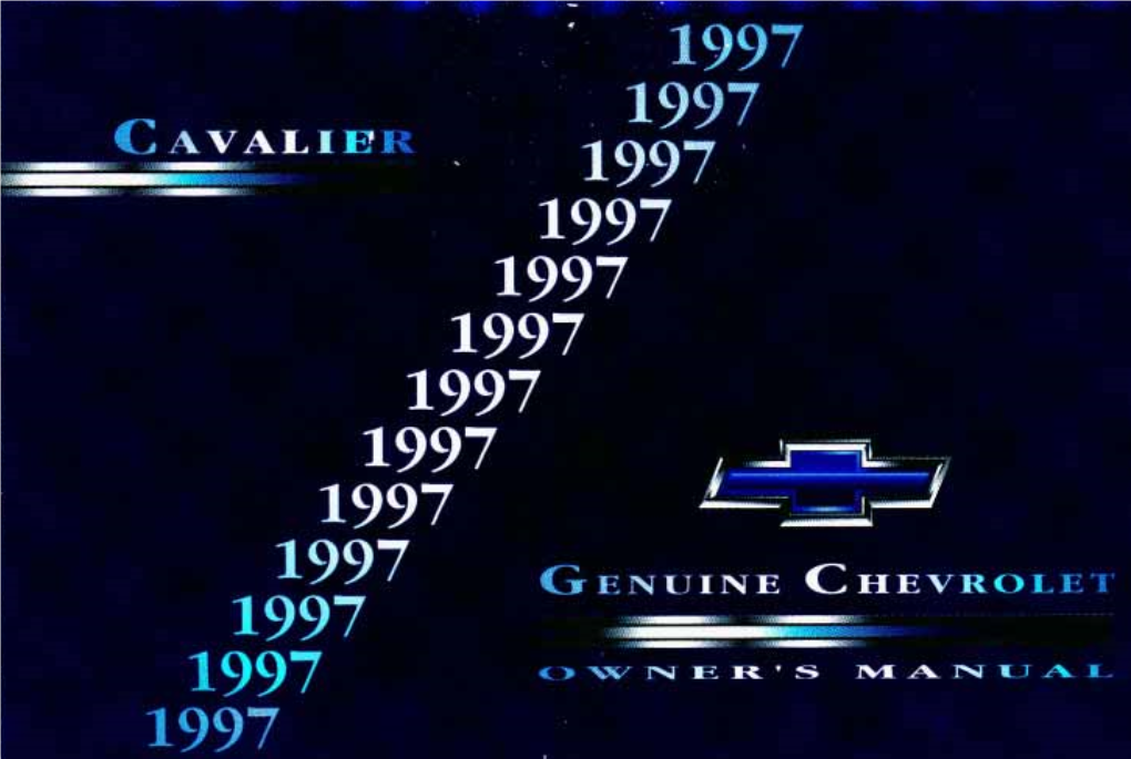 0 the 1997 Chevrolet Cavalier Owner's Manual