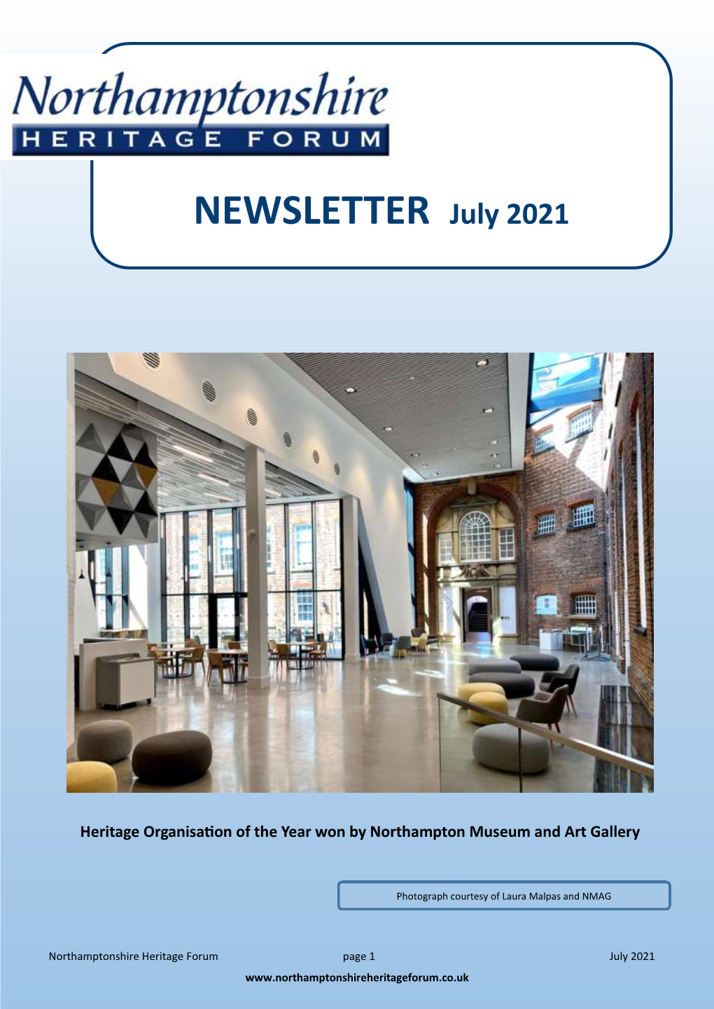 NEWSLETTER July 2021