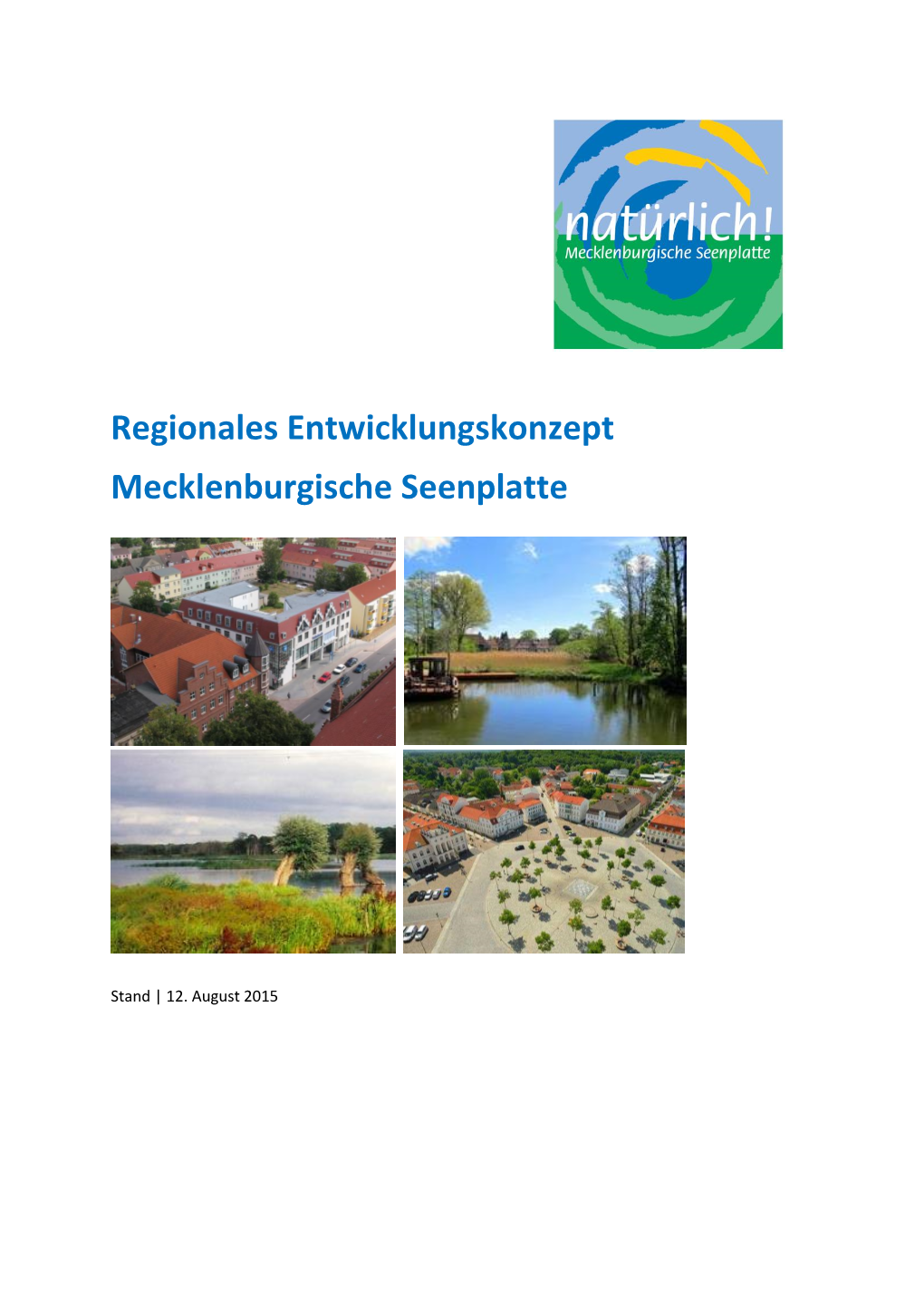 Regionales Entwicklungskonzept Mecklenburgische Seenplatte