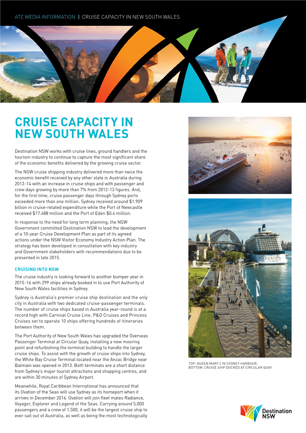Cruise Capacity in New South Wales