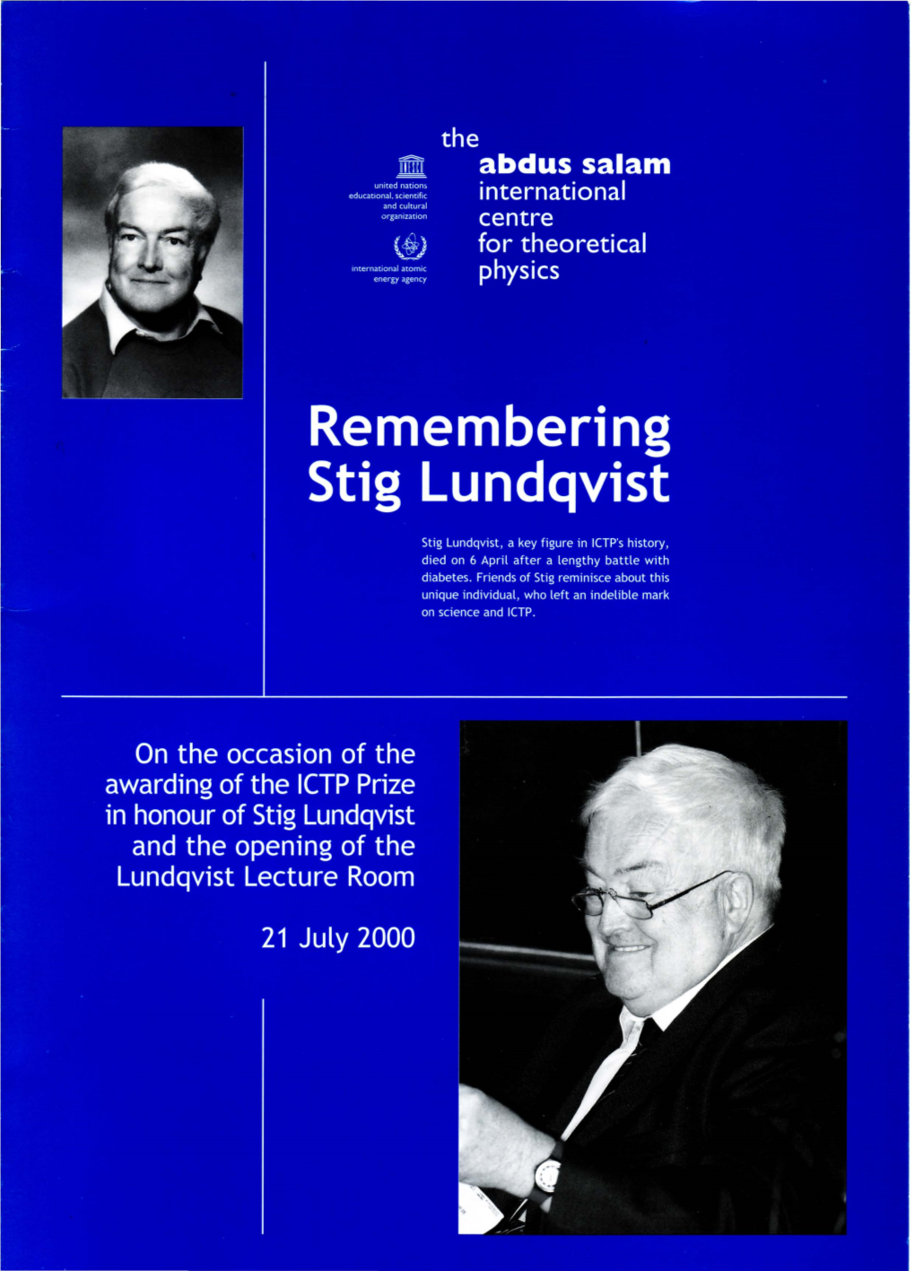 Remembering Stig Lundqvist