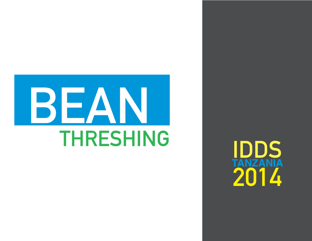 Threshing Idds Tanzania 2014 Project Abstract