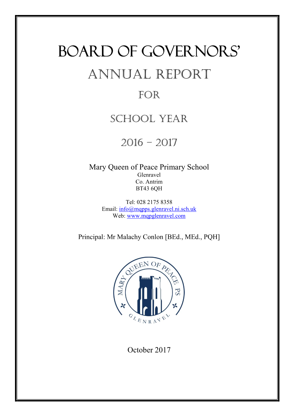 Bog Annual Report 2016 17