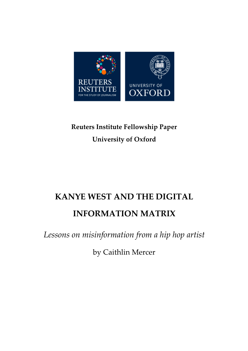 KANYE WEST and the DIGITAL INFORMATION MATRIX Lessons