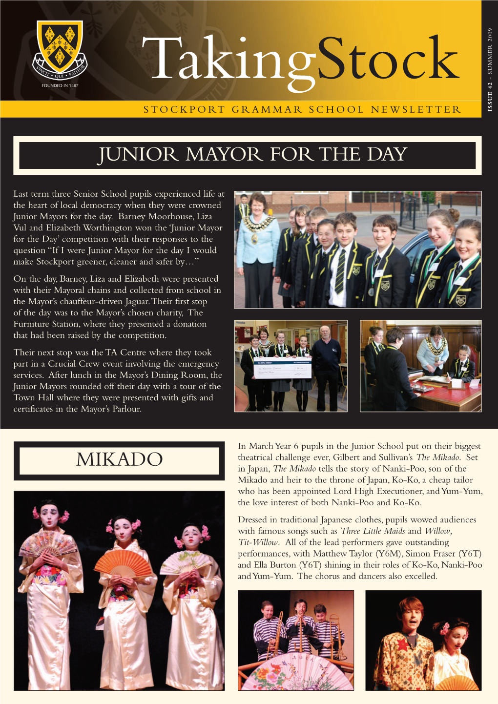 Junior Mayor for the Day Mikado