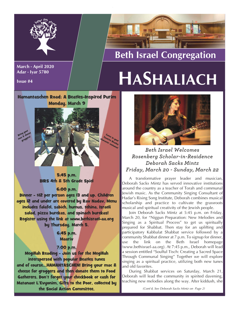 Beth Israel Congregation HASHALIACH