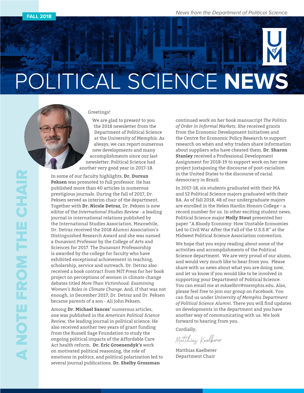 Political Science News