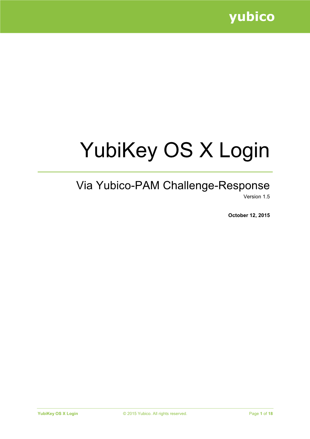 Yubikey OS X Login