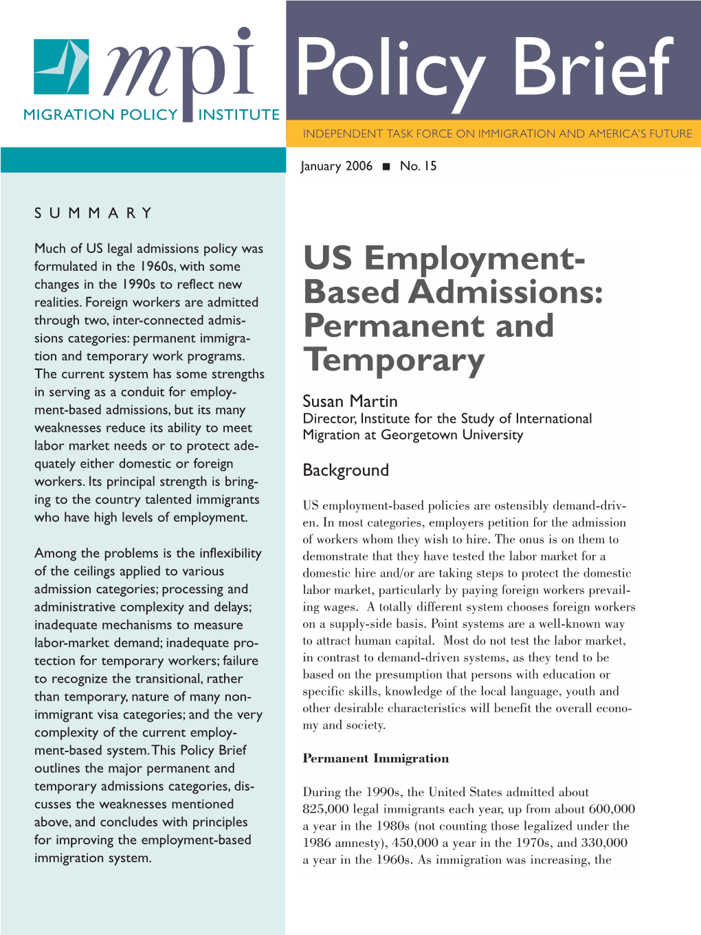 Policybrief Jan06 #15V5