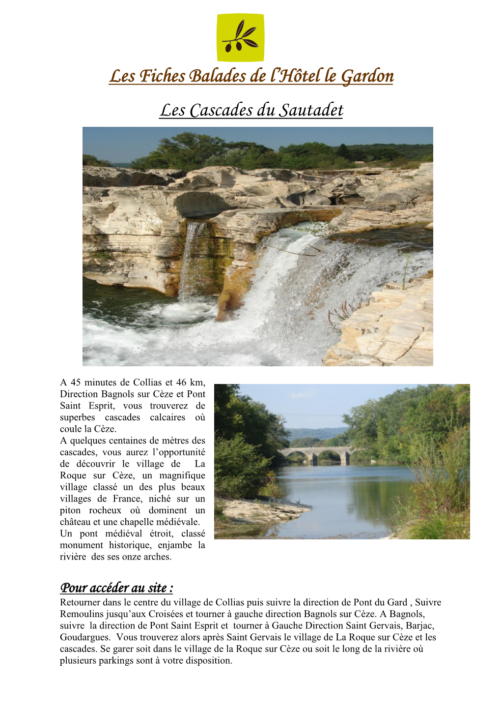 Cascades Du Sautadet