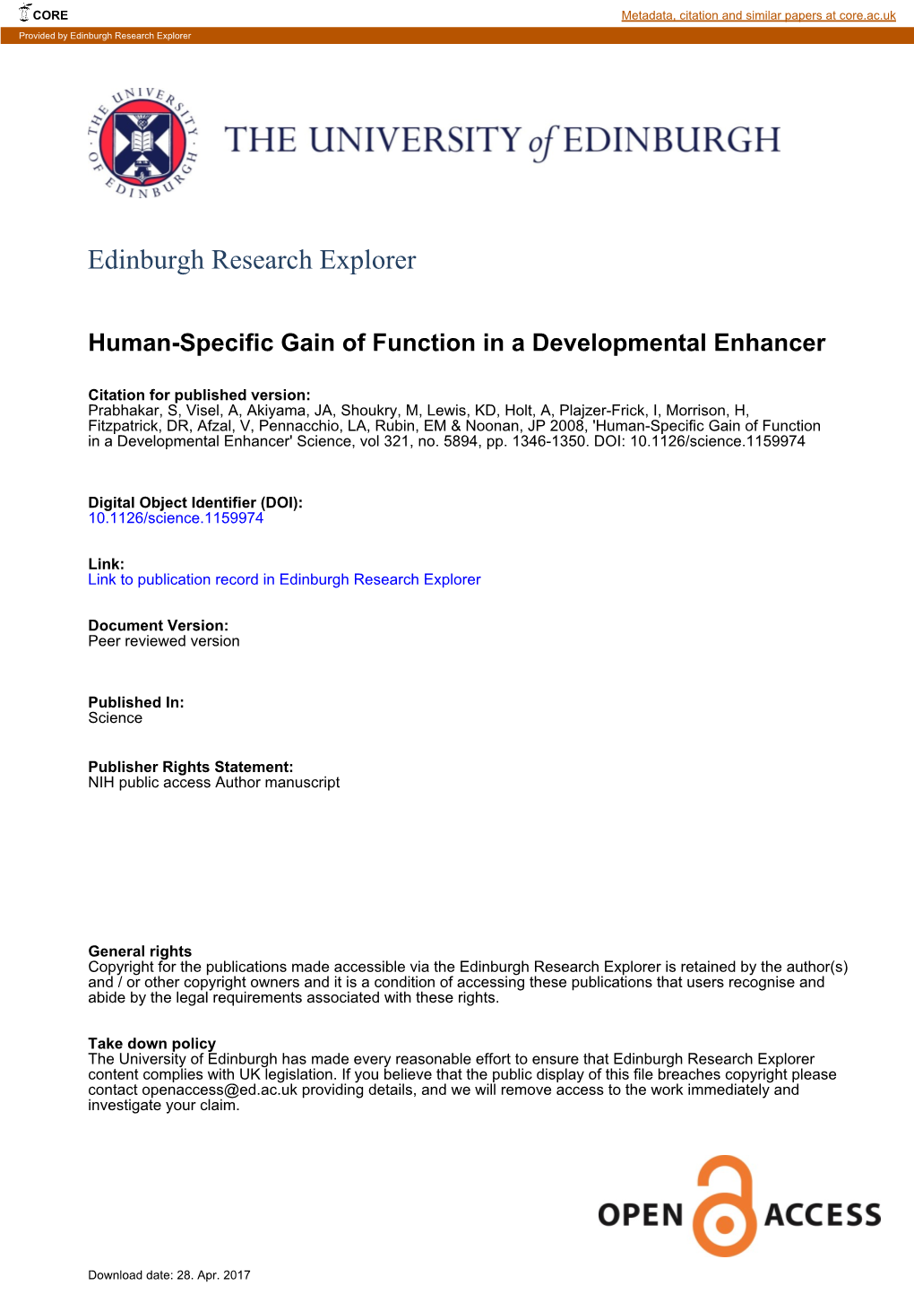 Edinburgh Research Explorer