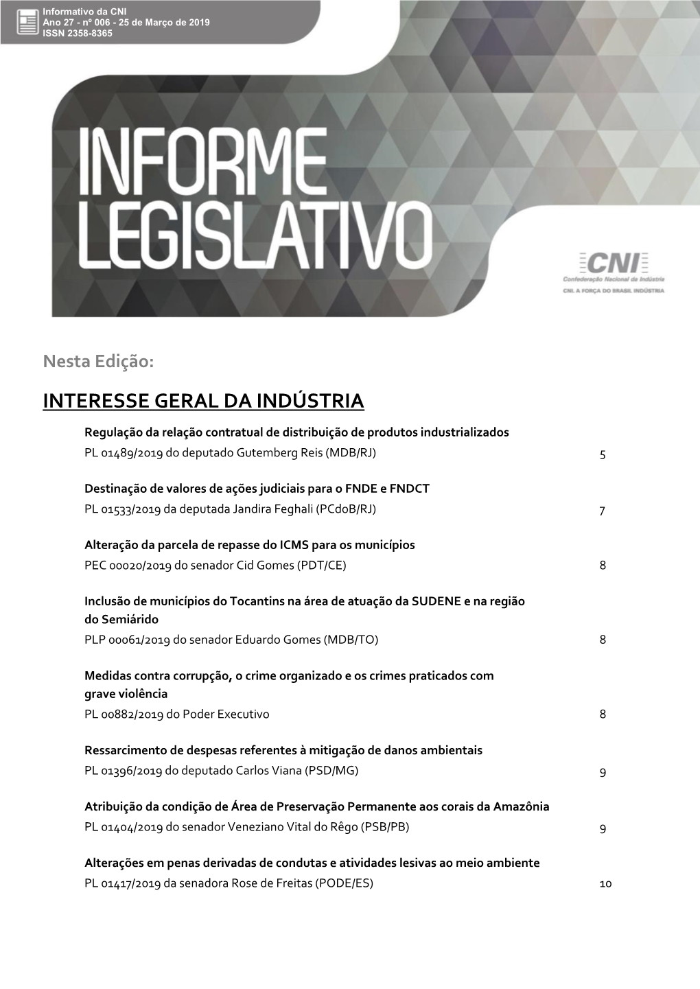 Interesse Geral Da Indústria