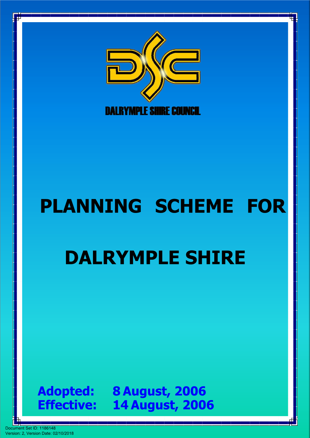 Dalrymple Shire Planning Scheme