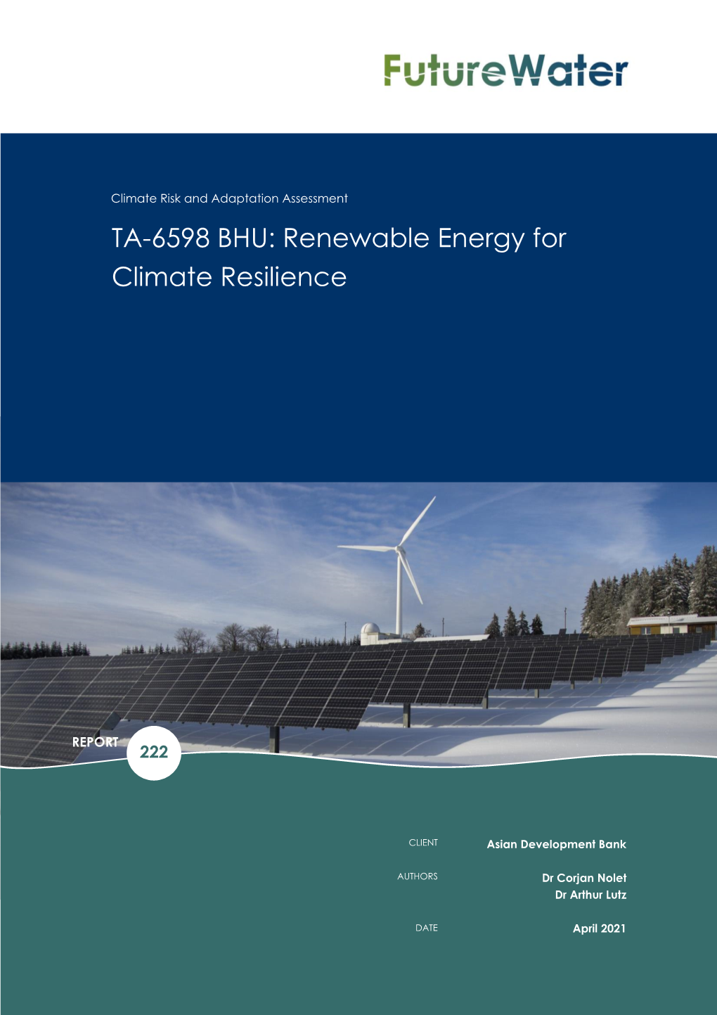 TA-6598 BHU: Renewable Energy for Climate Resilience