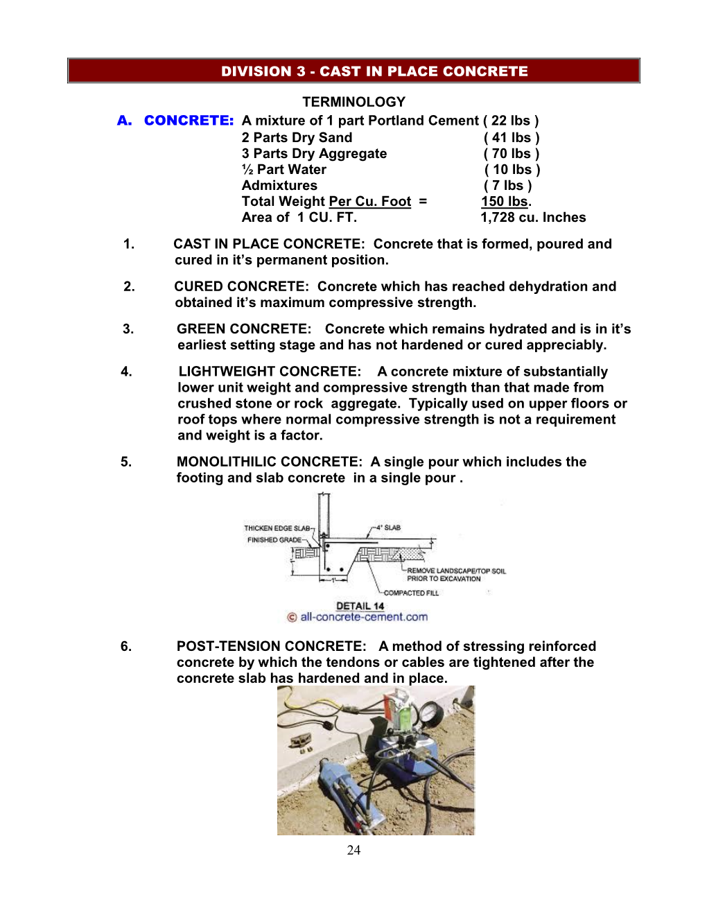 Concrete Terminology